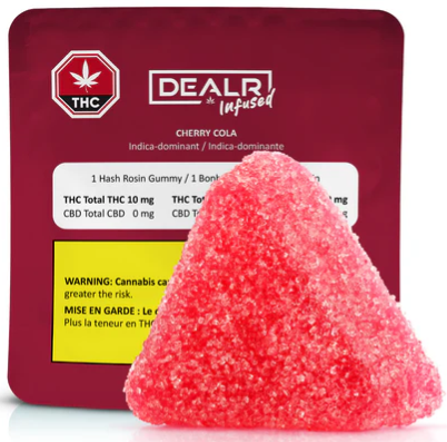 Dealr Infused : Cherry Cola Hash Rosin Gummies (10pk)
