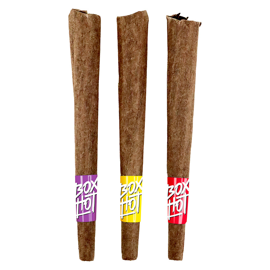 BOXHOT :   RADICAL TRIFECTA VARIETY PACK INFUSED BLUNTS (3x1g)