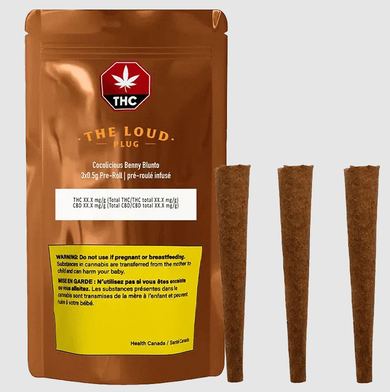 The Loud Plug : Cocolicious Benny Blunto Blunt (3x0.5g)