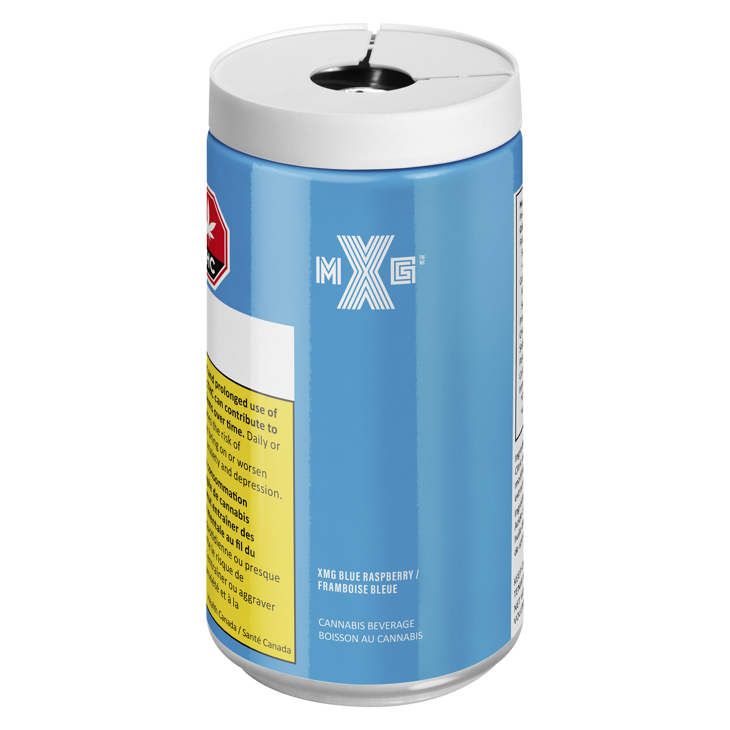 HEXO : XMG BLUE RASPBERRY - XMG BLUE RASPBERRY 236ml (10mgTHC)