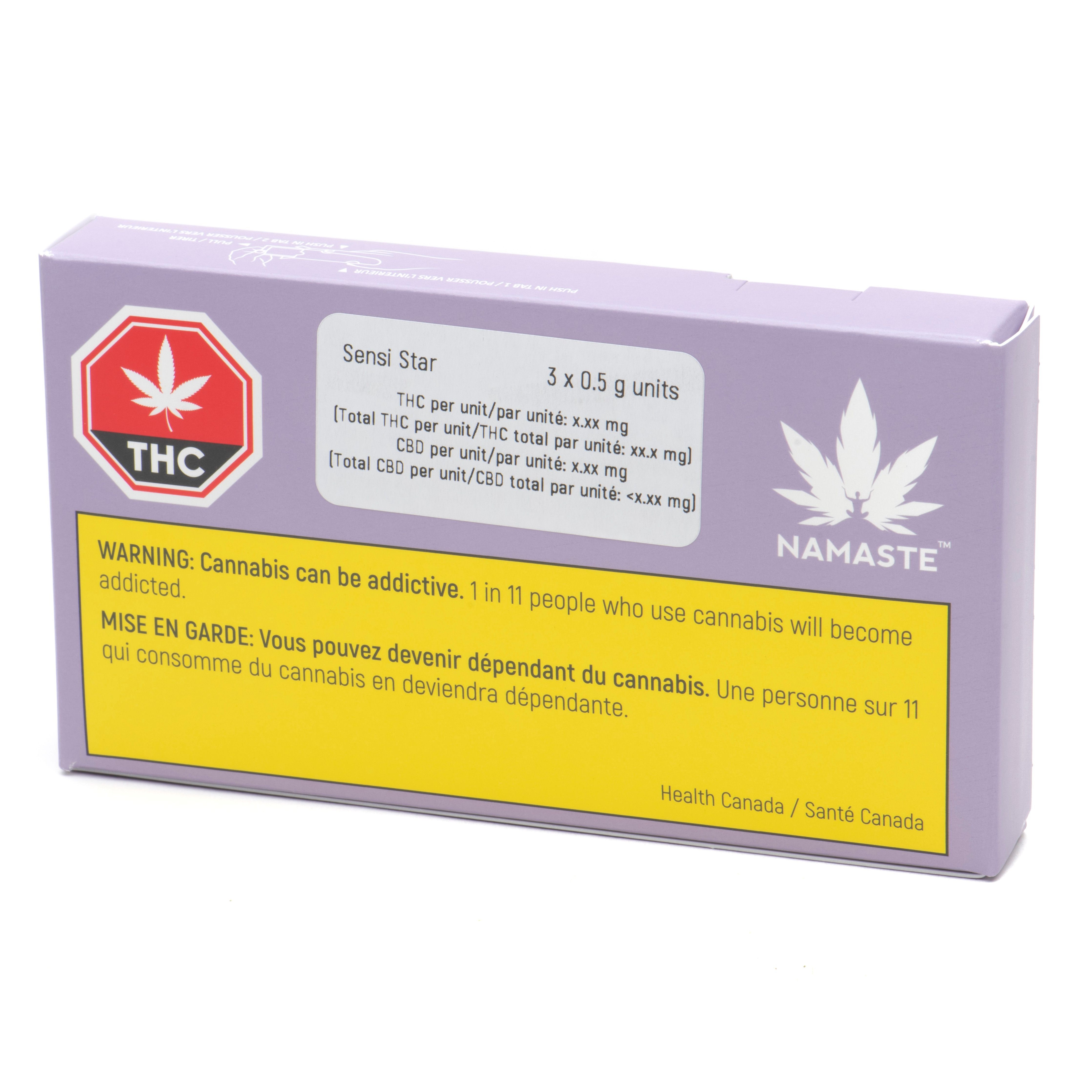 Namaste : SENSI STAR PRE-ROLL (0.5g)