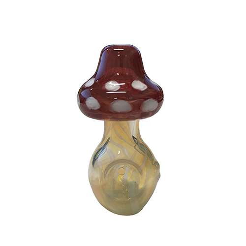 Red Eye Glass  : STAND UP MUSHROOM HAND PIPE