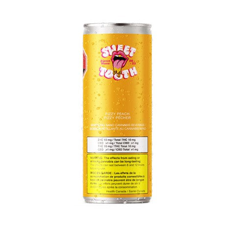Sweettooth : Sweet Tooth Fizzy Peach 355mL (10mgTHC)