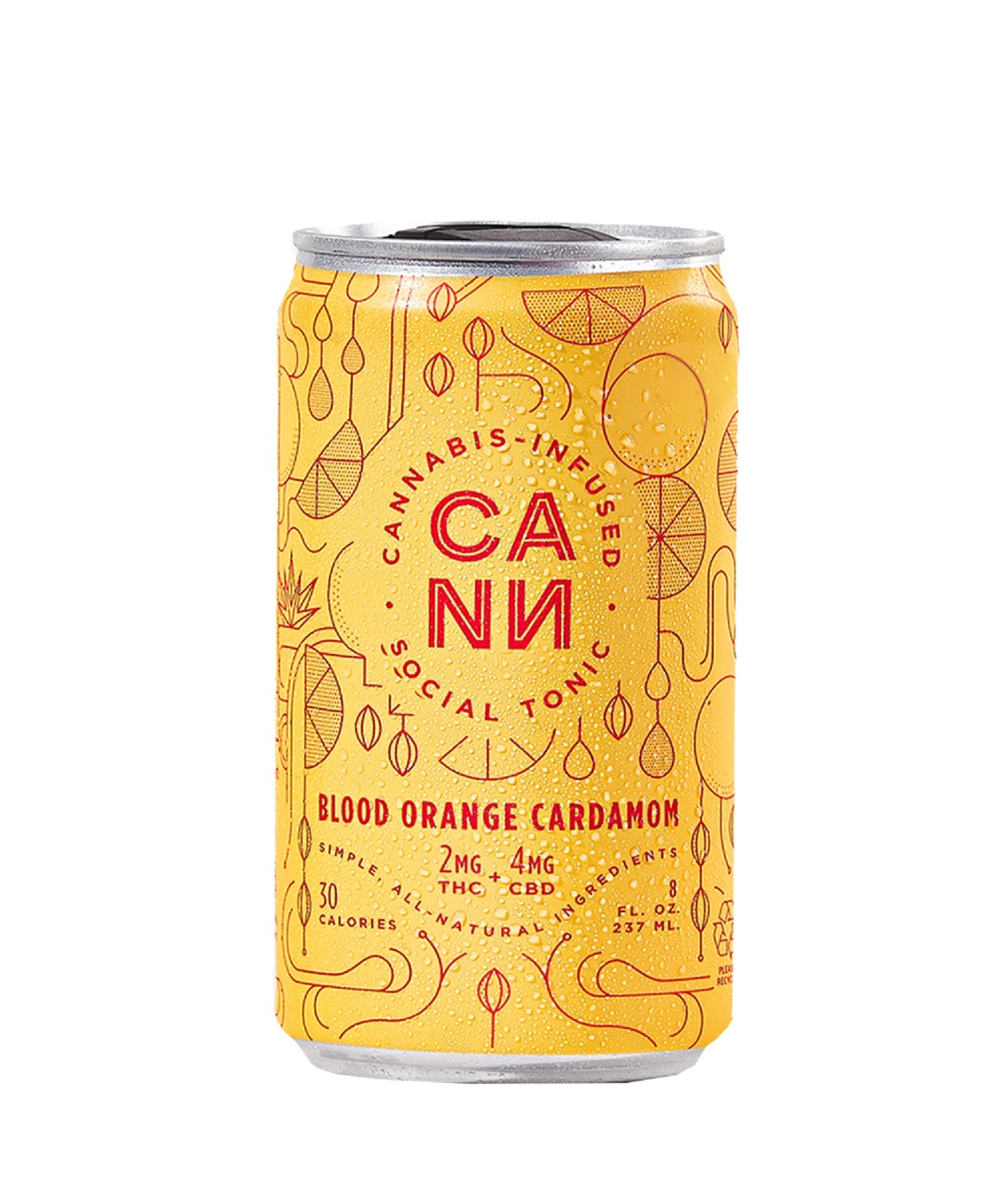 Cann Social Tonics - Blood Orange Cardamom - Blend 944Ml