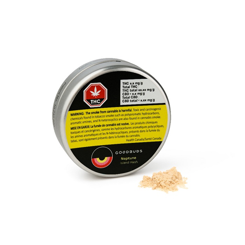 GOOD BUDS COMPANY : NEPTUNE ISLAND BUBBLE HASH - NEPTUNE ISLAND BUBBLE HASH (1g)