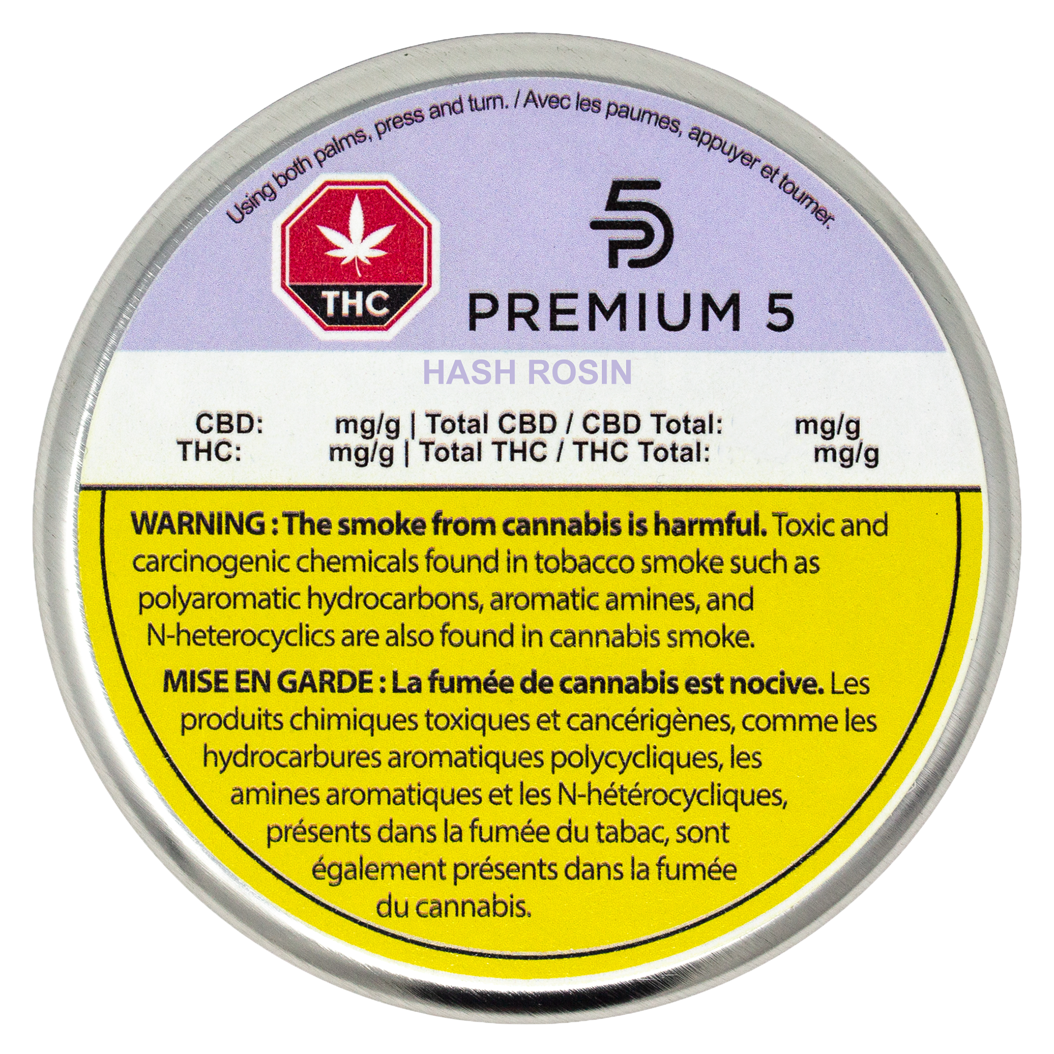 Premium 5 - Icy Bake Hash Rosin -   1G