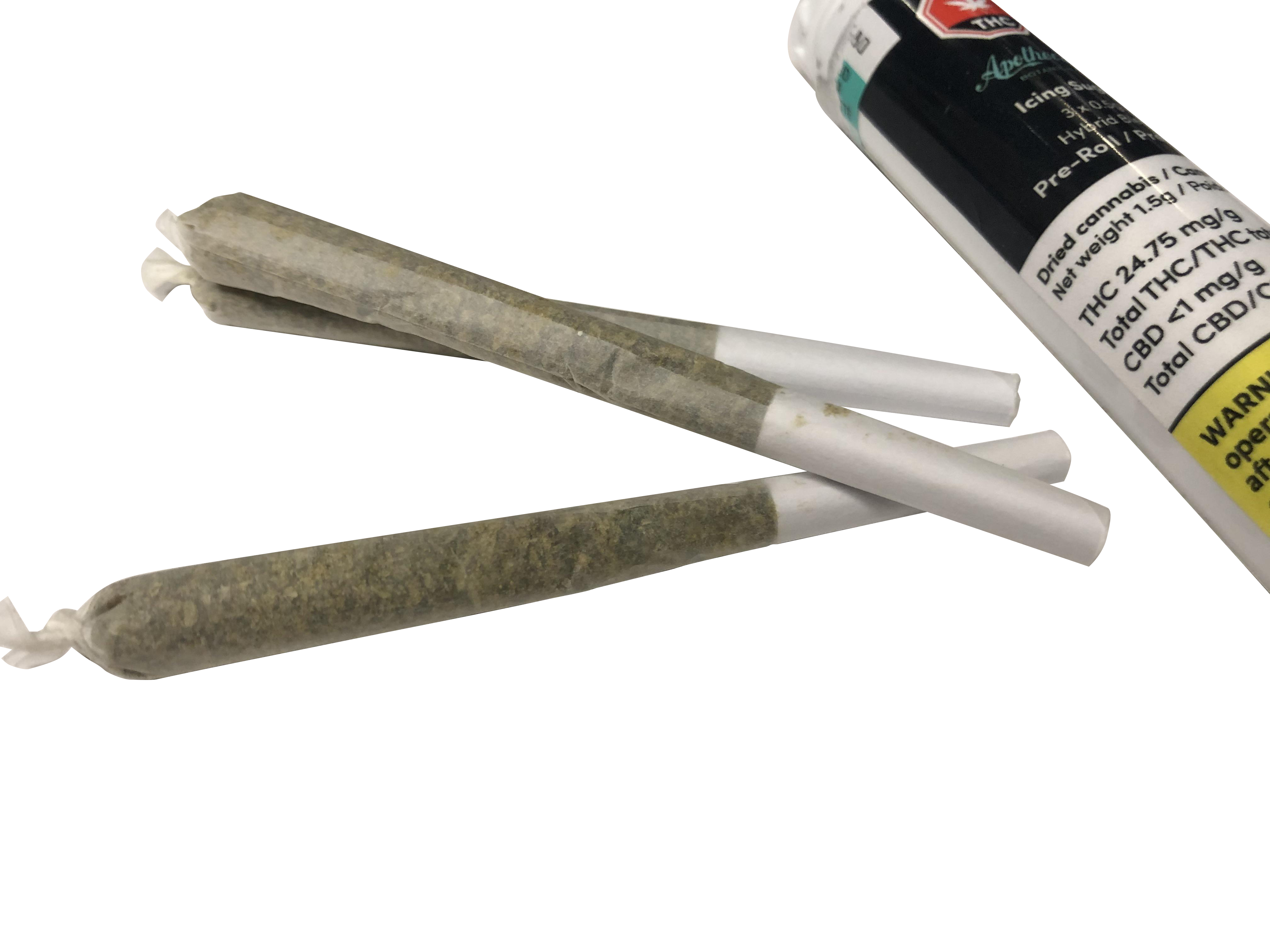 Apothecary Botanicals - Icing Sugar Pre-Roll - Hybrid 1.5G
