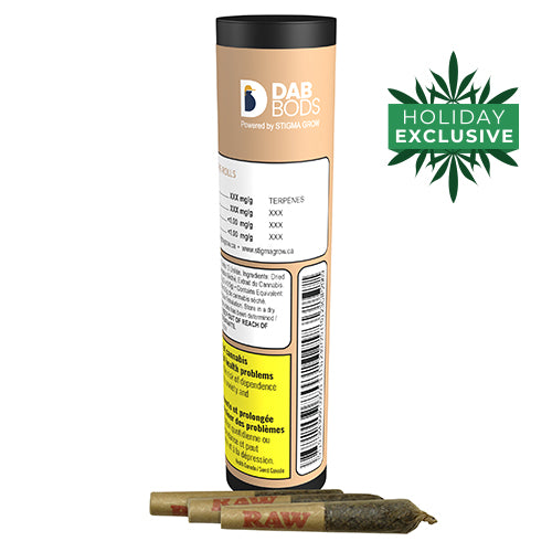 Dab Bods : SUGAR CKS RESIN INFUSED PRE-ROLLS - SUGAR CKS RESIN INFUSED PRE-ROLLS (3x.5g)