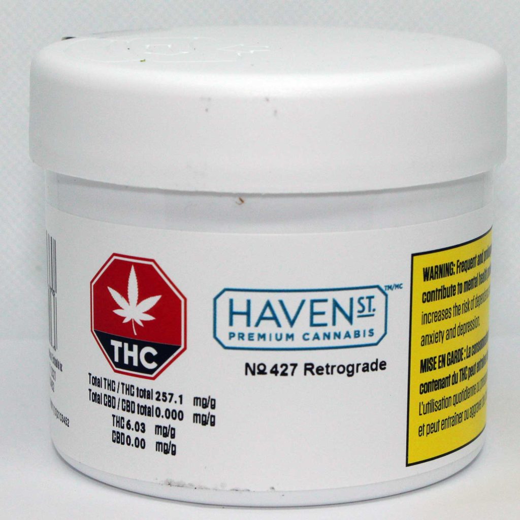Haven St. Premium Cannabis - No. 427 Retrograde - Kush Cookies - Indica 3.5G