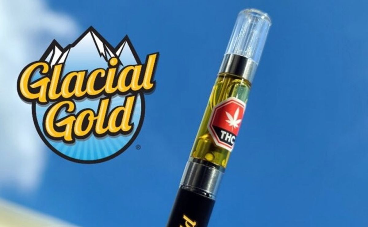 Glacial Gold : CBD 3:1 Fuzzy Mango Vape