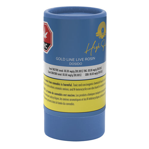 High Fidelity : Gold Line Live Rosin (Dosido) - High Fidelity :  Dosido Gold Line Live Rosin (1g)