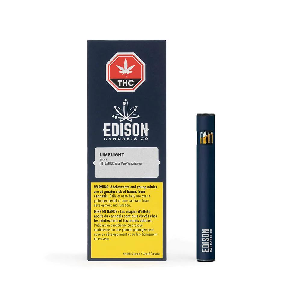 EDISON : LIMELIGHT ULTRA SOUR VAPE - EDISON : LIMELIGHT ULTRA SOUR DISPOSABLE PEN (0.3g)