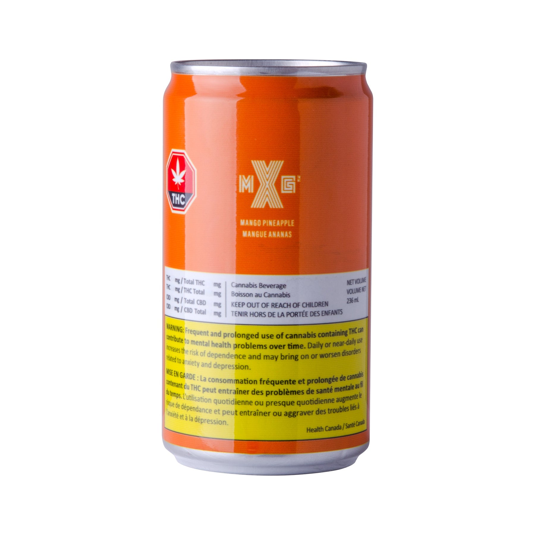 HEXO : XMG MANGO PINEAPPLE (236mL)