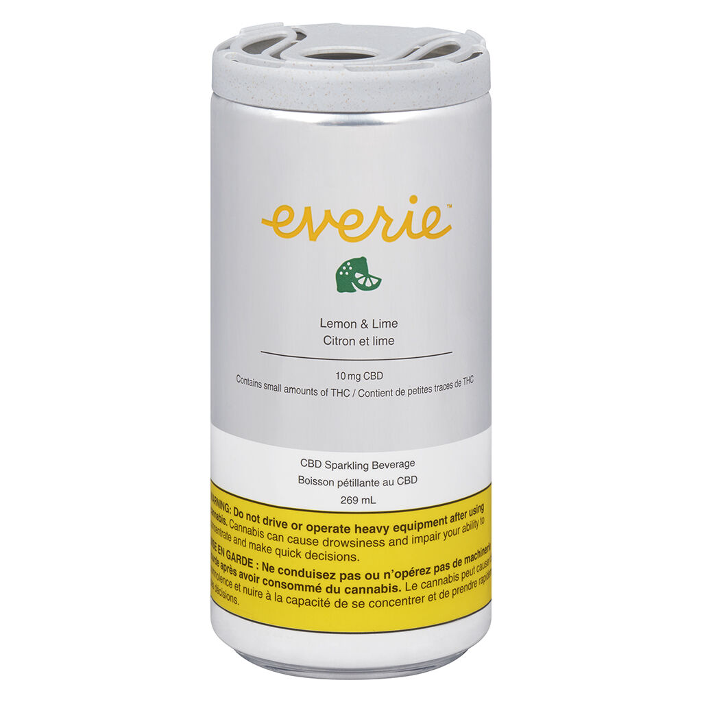 Everie : EVERIE - LEMON & LIME CBD SPARKLING BEVE (269mL)