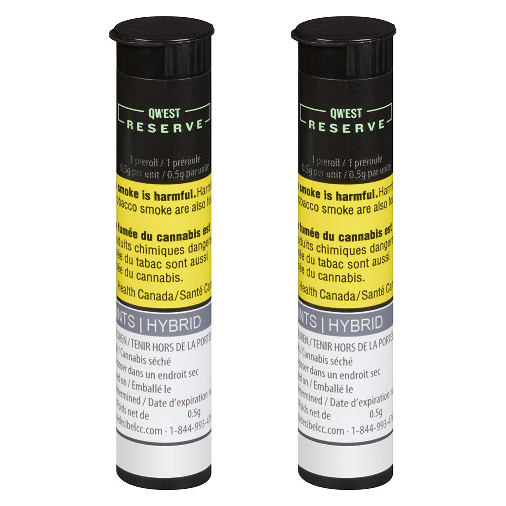 QWEST RESERVE : KUSH MINTS PRE-ROLLS (1G)