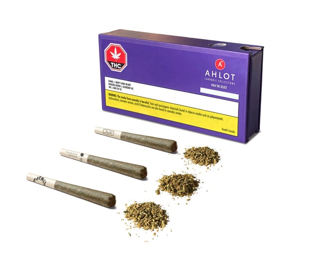 AHLOT : HIGH THC SELECT PACK PRE-ROLL (3x0.5g)