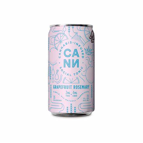Cann Social Tonics - Cann Grapefruit Rosemary -  Blend 944Ml
