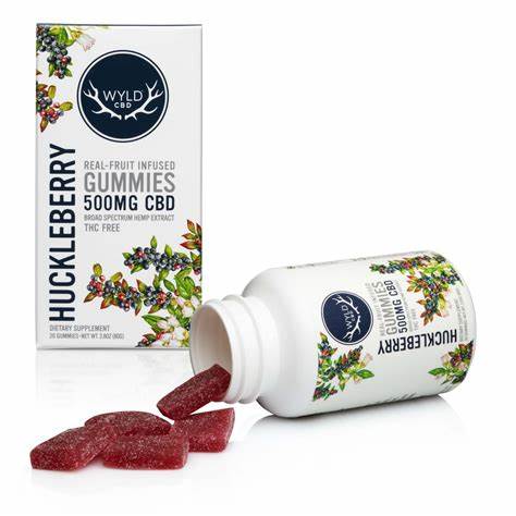 Wyld - Real Fruit Huckleberry Gummies - Hybrid - 0254 - 8G