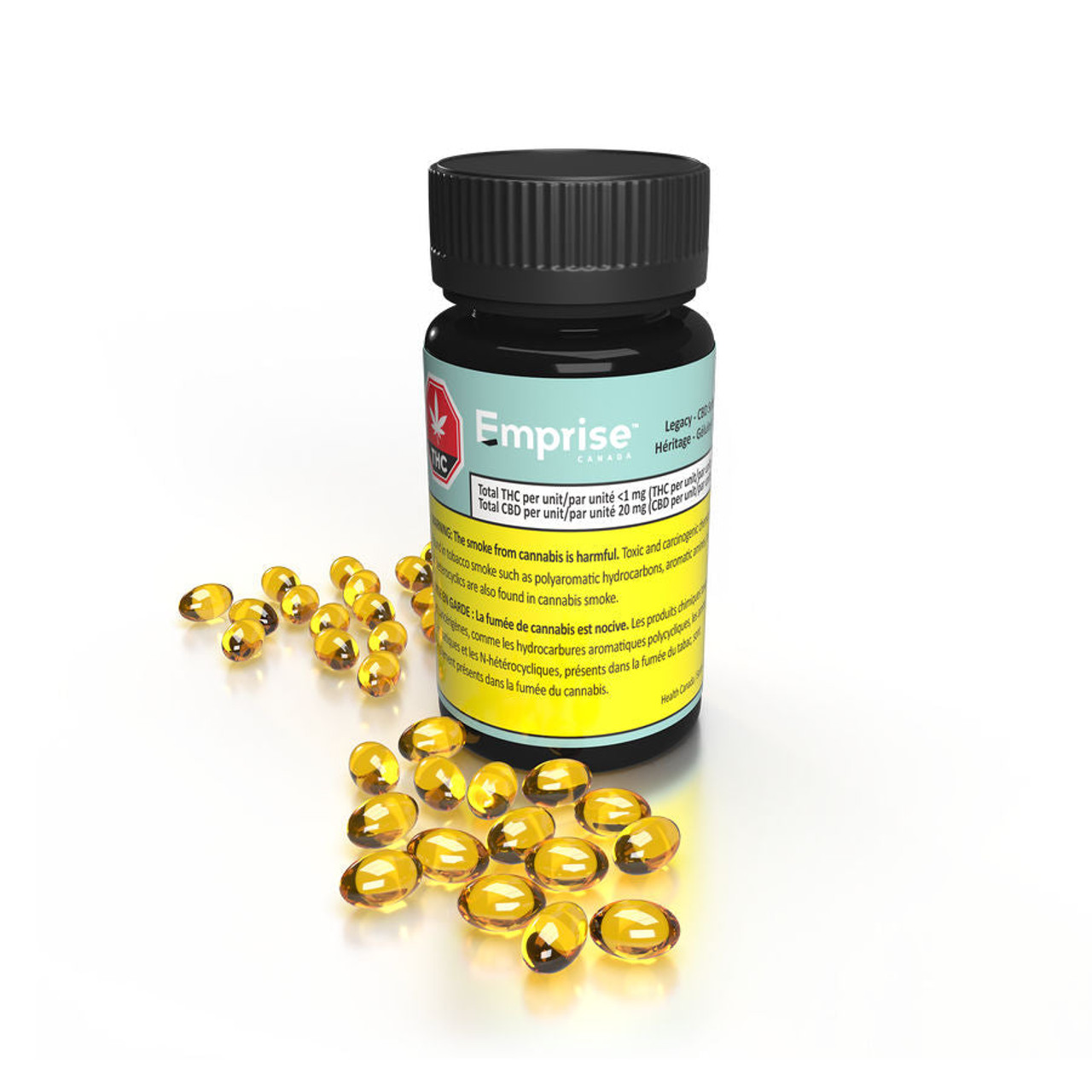 EMPRISE CANADA : LEGACY CBD SOFTGELS (20mg)