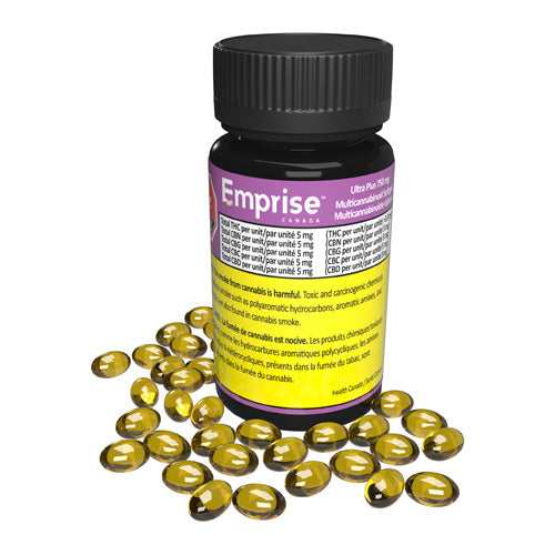Emprise Canada : Ultra Plus 750 Mg Multicannabinoid Softgels (30x5mgTHC:5mgCBN:5mgCBG:5mgCBC:5mgCBD)