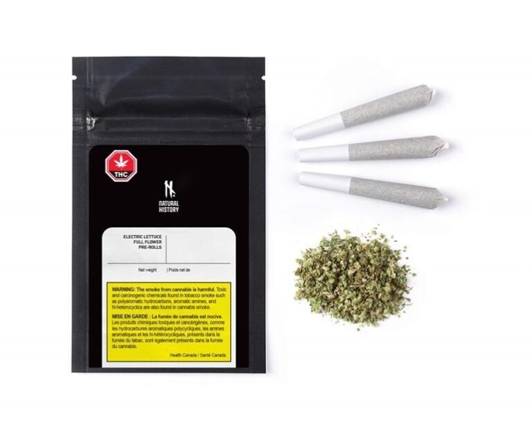 Natural History : ELECTRIC LETTUCE PRE-ROLLS - ELECTRIC LETTUCE PRE-ROLLS (3x.5g)