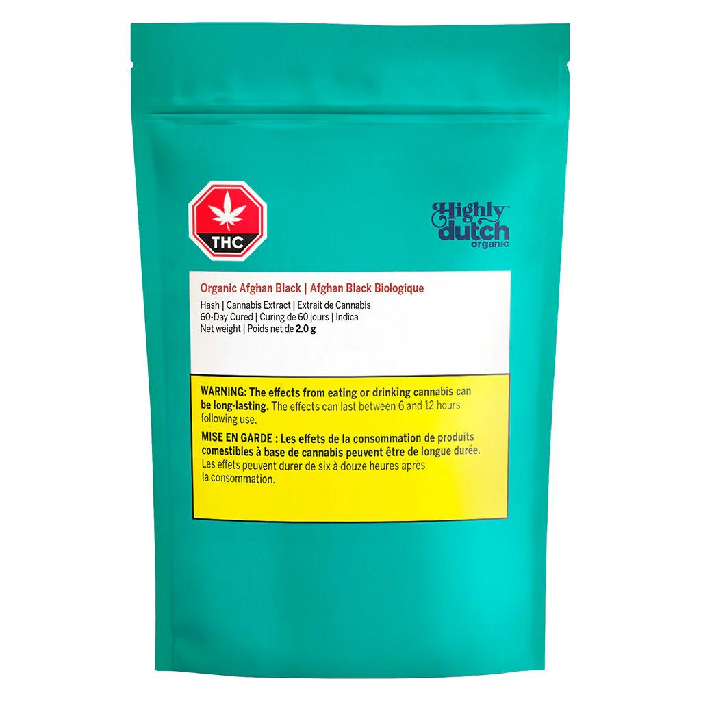 HIGHLY DUTCH ORGANIC : AFGHAN BLACK HASH - AFGHAN BLACK HASH (2g)