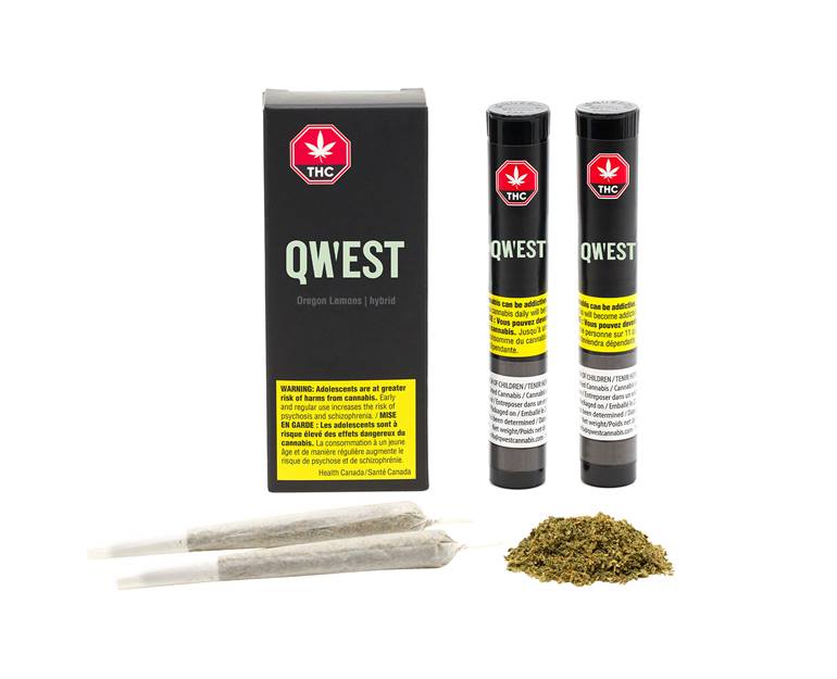 Qwest - Oregon Lemons Pre-Rolls -  Hybrid 1G