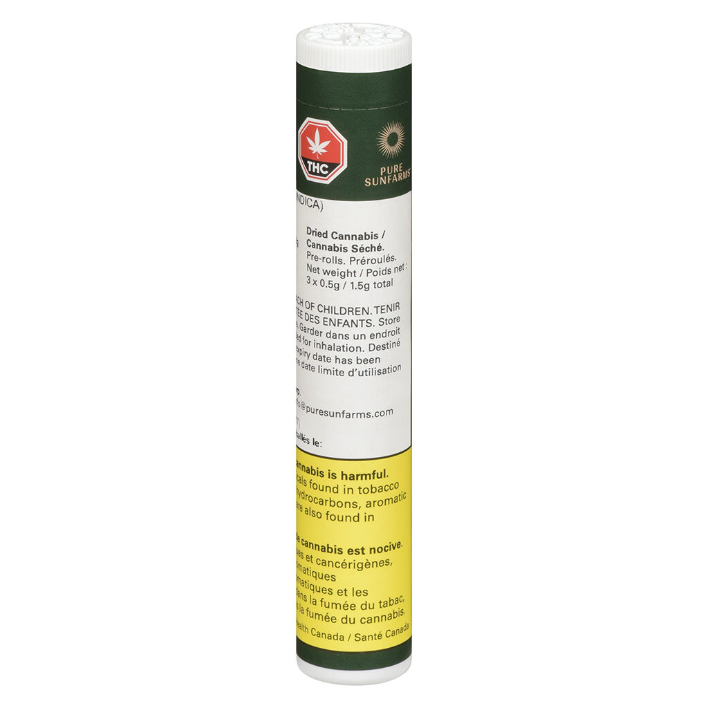 Pure Sunfarms : WHITE RHINO PRE-ROLL (1.5g)