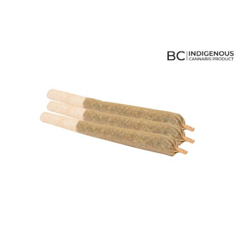 Bc Cannabis Inc. : Gorilla Grape Infused Pre-Rolls (3x0.5g)