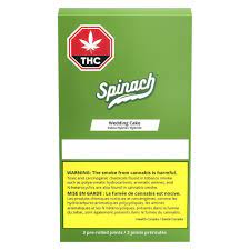 SPINACH : WEDDING CAKE PRE-ROLLS - WEDDING CAKE PRE-ROLLS (3x0.5g)