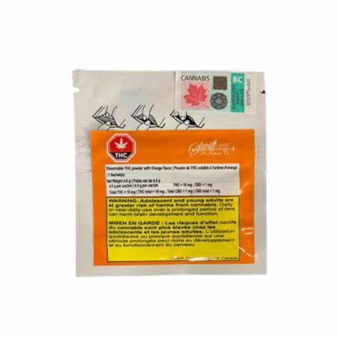 Swift - Dissolvable Thc Powder-Orange Flavour - Hybrid 4G