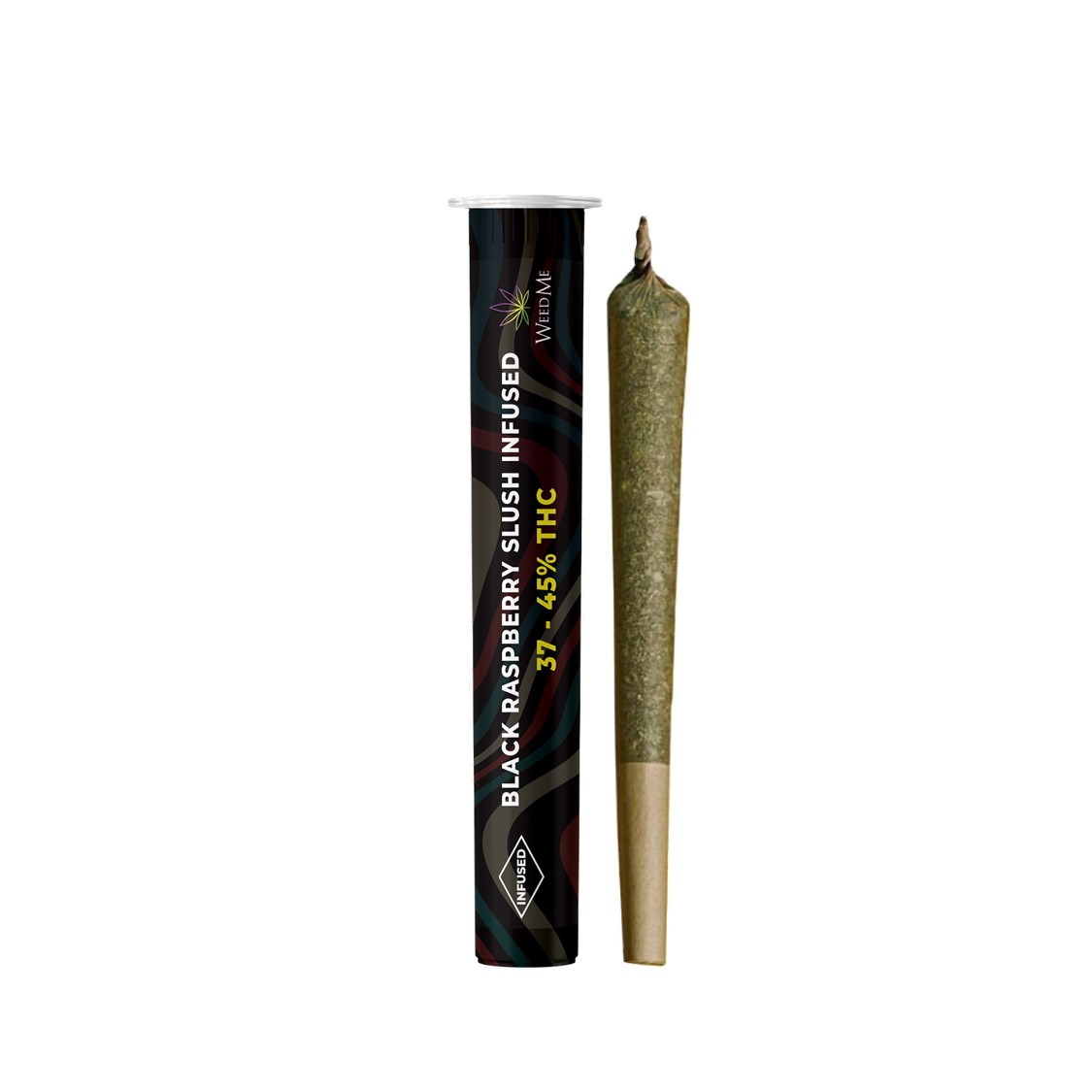 Weed Me : BLACK RASPBERRY SLUSH INFUSED PRE-ROLLS - BLACK RASPBERRY SLUSH INFUSED PRE-ROLLS (3X.5G)