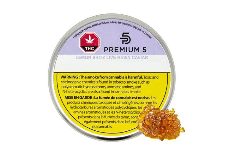 PREMIUM 5 : LEMON SKITZ LIVE RESIN CAVIAR (1g)