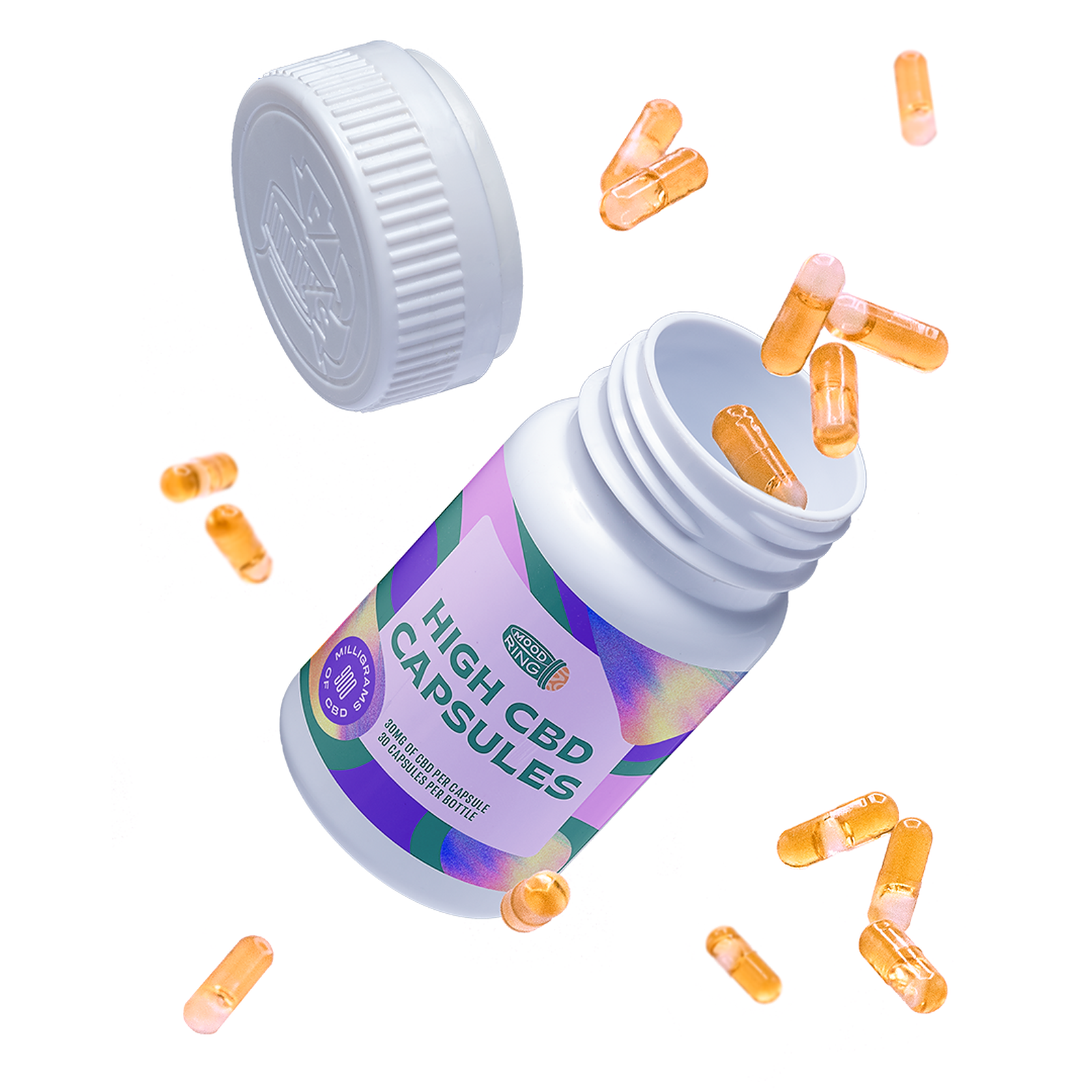 Mood Ring - High Cbd Capsule 30 Count -  Blend 30Ea