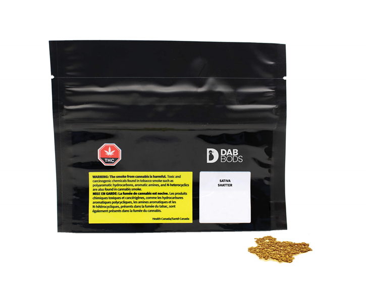 STIGMA : DAB BODS SATIVA SHATTER - DAB BODS SATIVA SHATTER (0.5g)