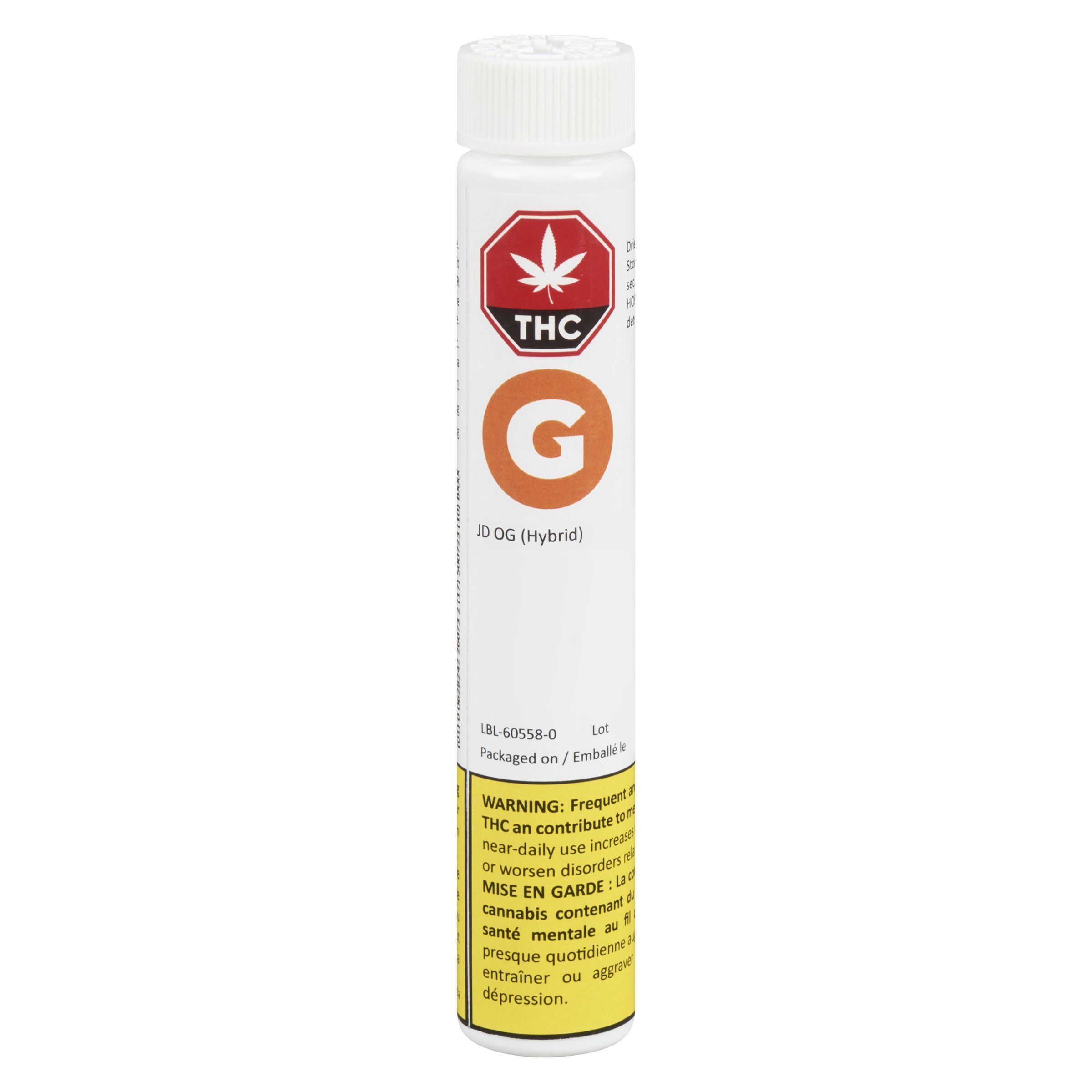 Gage Cannabis Co : JD OG PRE-ROLL (1.5g)