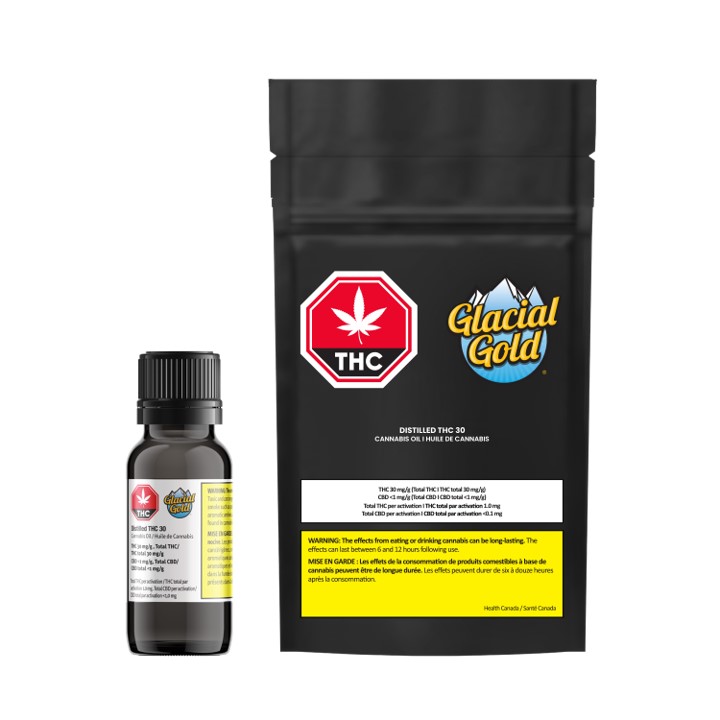 Glacial Gold : Max Thc 30 Drops (35x30mg)