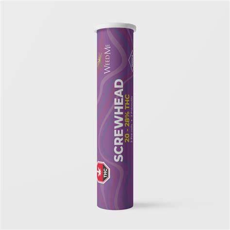 WEED ME : SCREWHEAD PRE-ROLL - SCREWHEAD PRE-ROLL (3x0.5g)