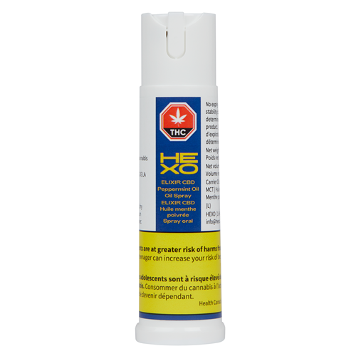 HEXO : ELIXIR CBD PEPPERMINT ORAL SPRAY (15mL)
