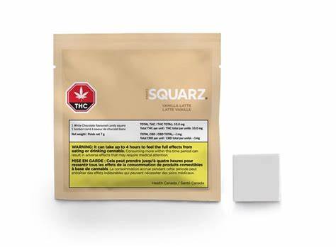 CANNA SQUARZ : VANILLA LATTE - VANILLA LATTE (1x10mgTHC)
