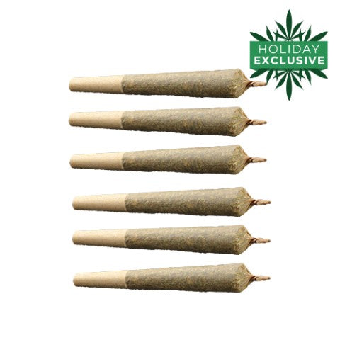 Weed Me : INDICA CANDYCANE PRE-ROLLS - INDICA CANDYCANE PRE-ROLLS (6x.5g)