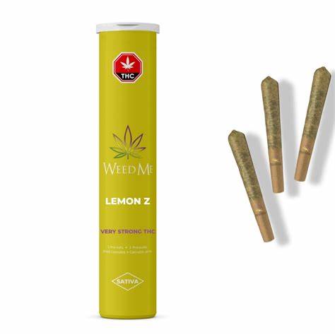Weed Me : LEMON Z RESIN INFUSED PRE-ROLL - LEMON Z RESIN INFUSED PRE-ROLL (3x0.5g)