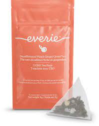 Everie : PEACH GINGER GREEN CBD TEA (DECAF) 3 PK (9g)