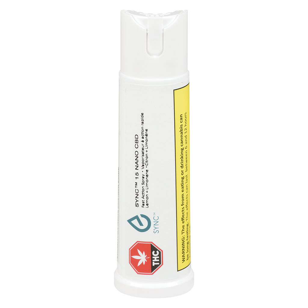 Emerald Health Therapeutics - Sync 15 Nano Cbd Spray(Lemon + Limonene) - 15Ml