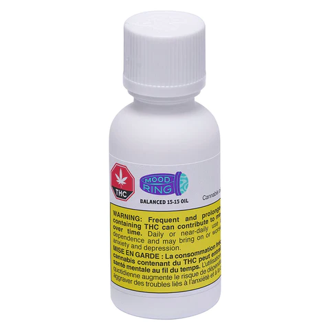 Mood Ring : BALANCED 15:15 OIL (15mgTHC:15mgCBD)