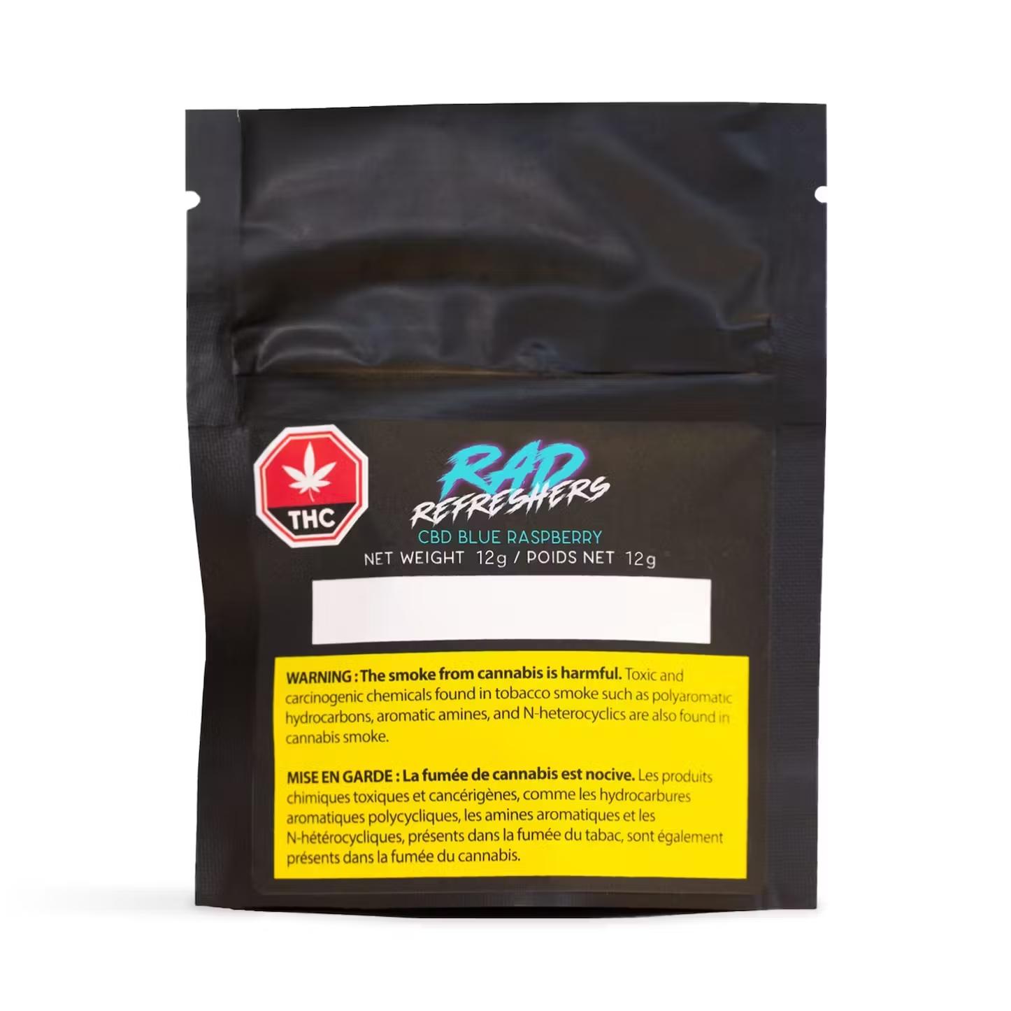 Rad - Refresher Cbd Blue Raspberry -  Hybrid 12G