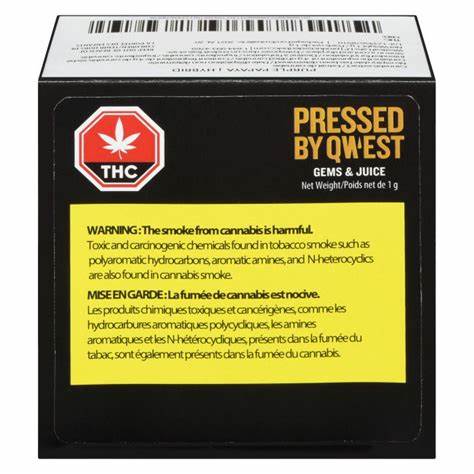 PRESSED BY QWEST : PURPLE PAPAYA GEMS AND JUICE - PURPLE PAPAYA GEMS AND JUICE (1g)