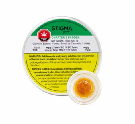 STIGMA : CHAPTER 1 LIVE RESIN BUDDER -   CHAPTER 1 LIVE RESIN BUDDER (0.5g)