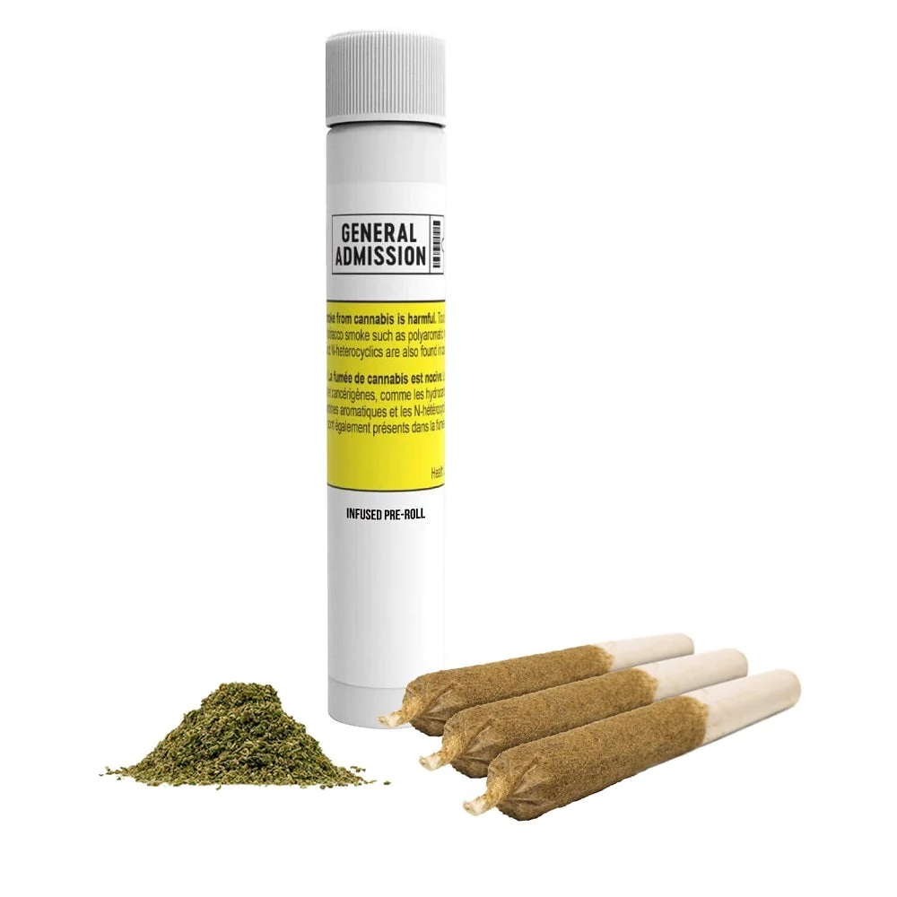 General Admission : INFUSED TROPIC GSC PRE-ROLLS (3x.5g)
