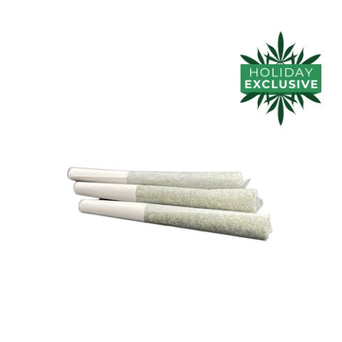 Terra Labs : Holiday Lto Mixed Pack Diamond Infused Pre-Rolls (3x0.5g)